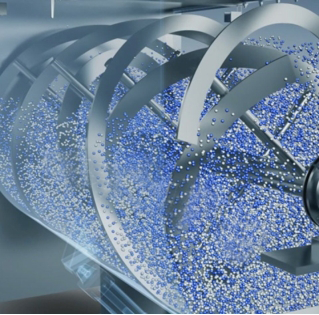 Horizontal Ribbon Blender