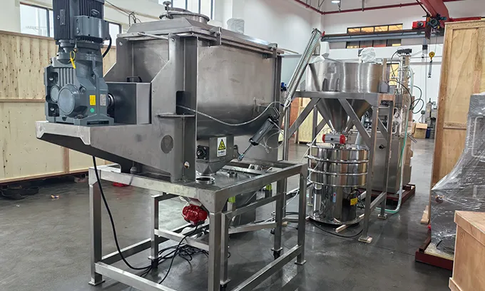 Cocoa Powder-Horizontal Ribbon Mixer