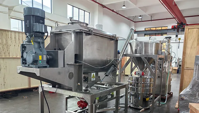 Cocoa Powder-Horizontal Ribbon Mixer